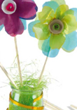 Ramo de flores con papel de seda